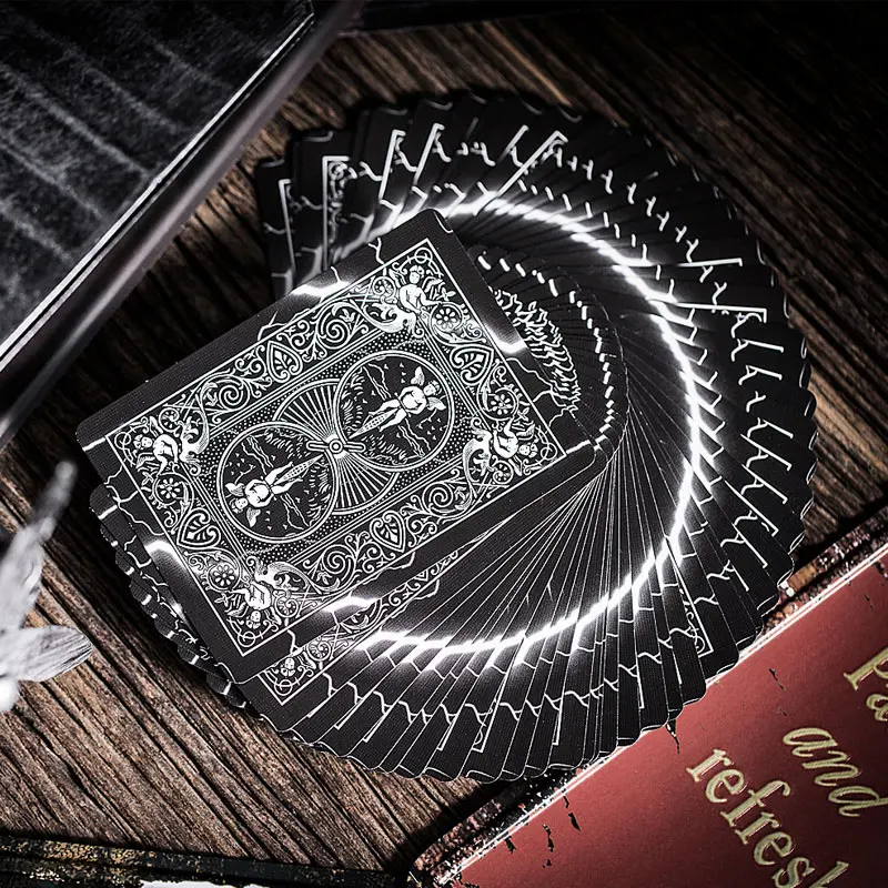 Велосипед покер молния игральные карты крутой цветок вырез креативные