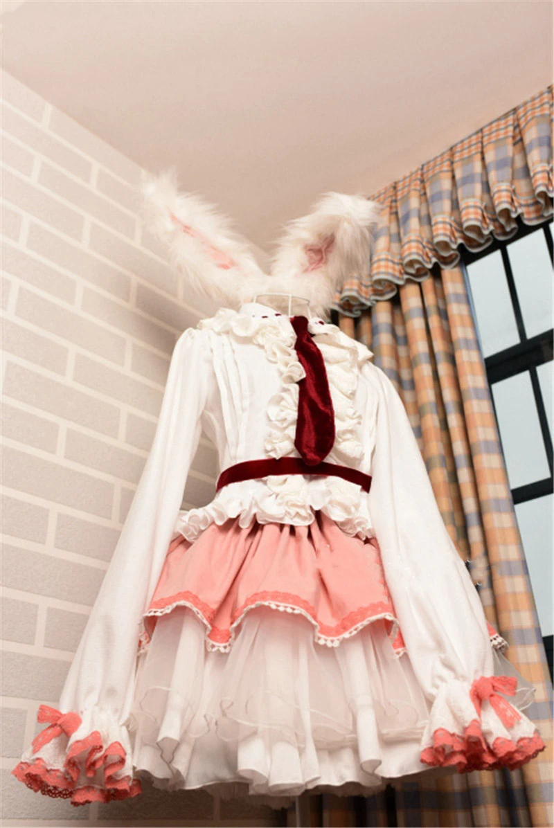 Косплей-костюм женский из Аниме Touhou Project Reisen Udongein Inaba с кроличьей юбкой