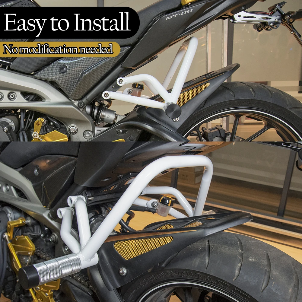 Трюковая подбородная клетка защита пассажирских колышков для Yamaha MT 09 Tracer 900 XSR900 Φ