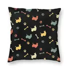 Псом, защищают от снега, для катания Чехлы шотландского терьера мультфильм шаблон Подушка Чехол для дивана Мода Подушка Чехол домашнего декора