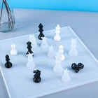 Сделай Сам ремесла решений Инструменты Кристалл эпоксидная смола, форма шахматы Международный шахматы шахматная доска литье силиконовая форма