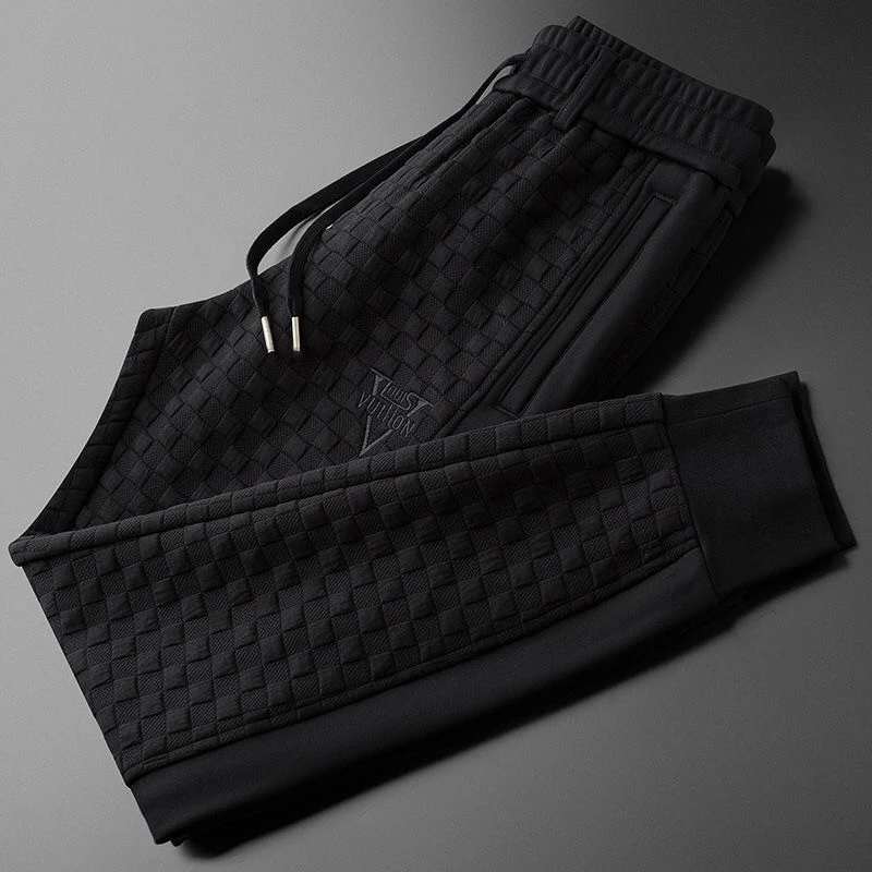 

Светильник Роскошные весенне-Осенние Новые Теплые повседневные брюки уличная одежда модные мужские брюки Узкие эластичные брюки с поясом