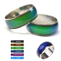 changing color rings mood emotion feeling temperature rings for women men couples rings tone fine jewelry tt88