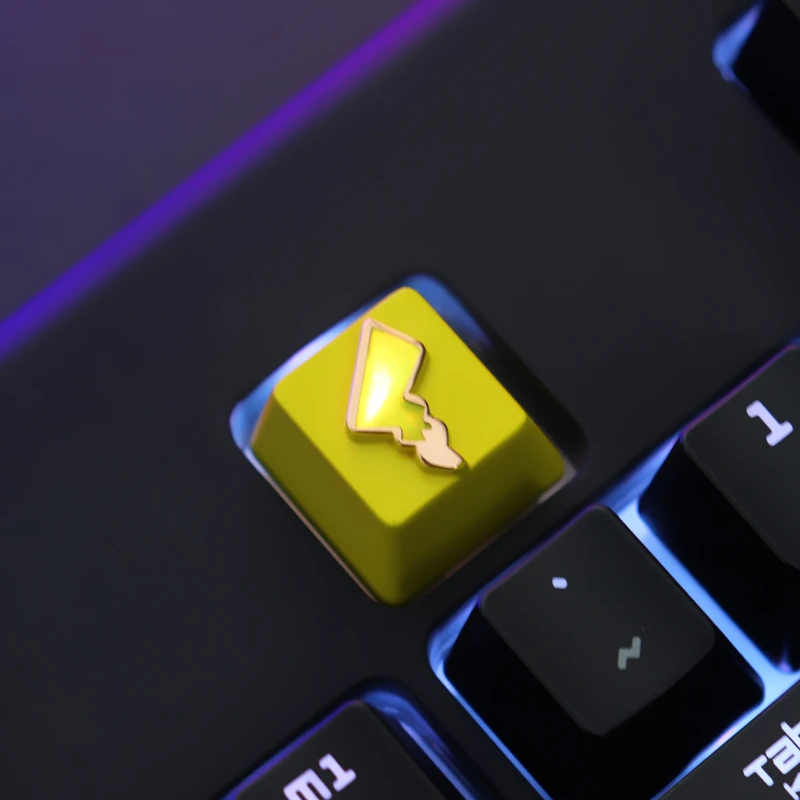 KeyStone Keycap 1 шт. креативные металлические механические клавиатуры Elves из