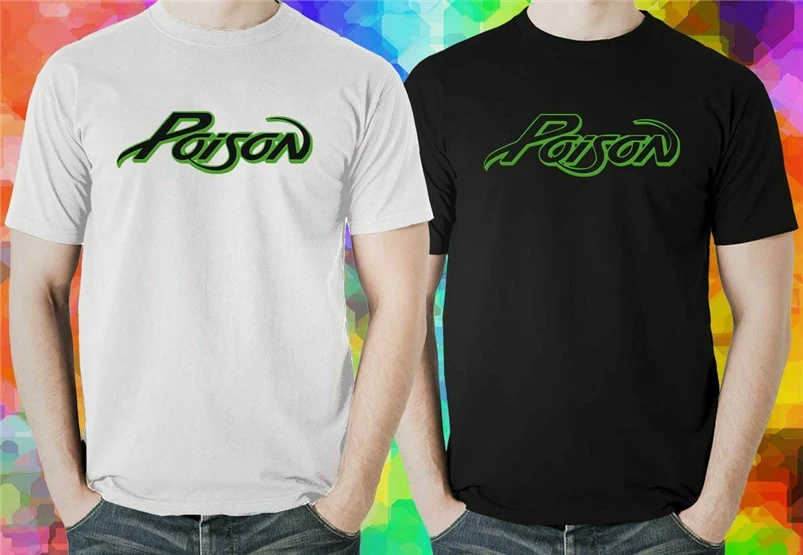 Новинка черная и футболка в стиле ретро с изображением ядовитой рок группы