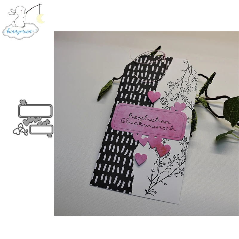 CH Love tags металлические режущие штампы трафареты высечки для DIY скрапбукинга