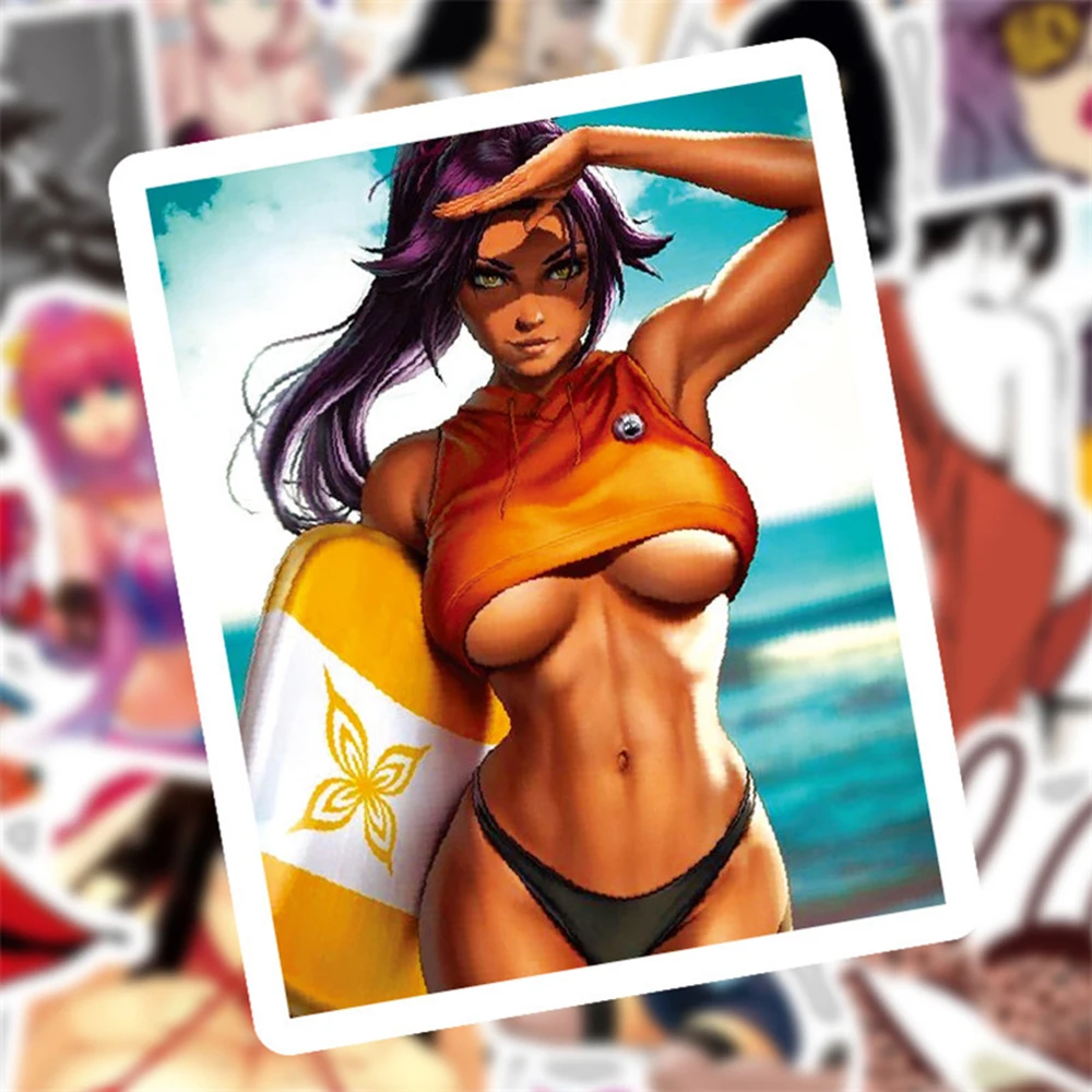 103050100pcs waterproof tease vulgar sexy beauty girls stickers car bike luggage laptop motorcycle graffiti sticker kids toy free global shipping