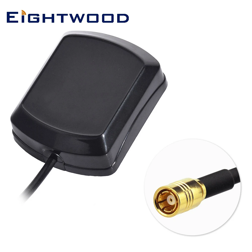 Eightwood Автомобильная Внешняя gps антенна с SMB разъемом 1575,42 ± 3 МГц 3M активная антенна GA01 водонепроницаемый