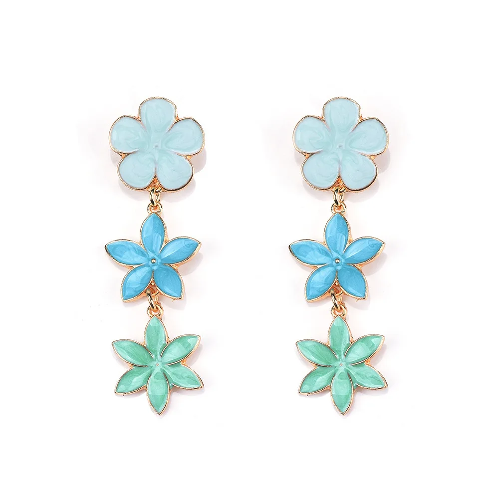 HYSECMAO корейские элегантные серьги подвески для женщин милые длинные украшения