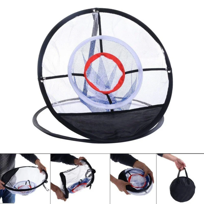 

Portable Nylon Cloth Golf Practice Net Golf Cut Net Travel Golf Training Net Golf Chipping Net Tool For Golf Practice Beginners
