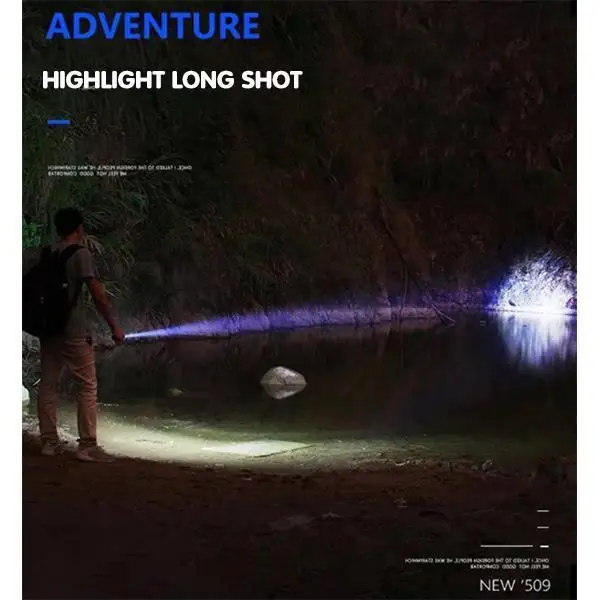 

USB Strong Light Portable LED Flashlight Ultra With Premium Lamp Beads Waterproof Pen Light Portable For Emergency, Camping