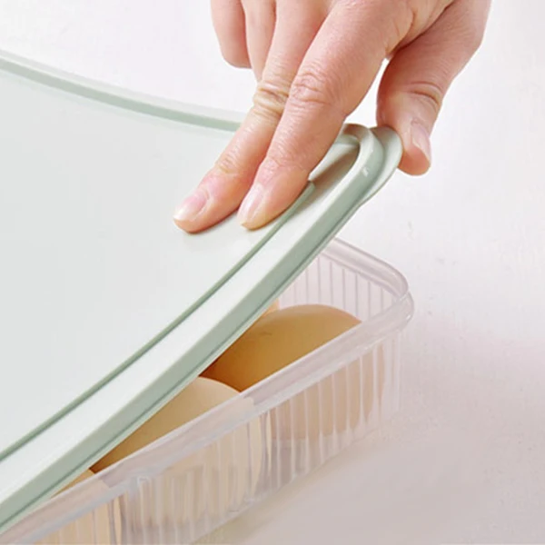 Пластиковый контейнер для яиц кухонный ящик хранения 24 Сетка яйца держатель