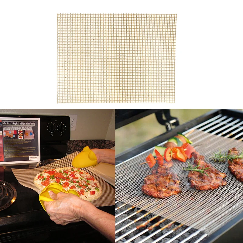 1 шт. антипригарные коврики для жарки барбекю с высокой степенью безопасности