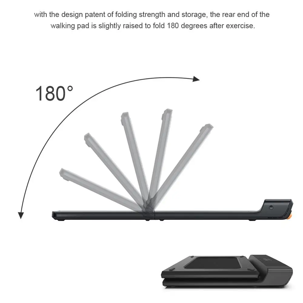 Smart Ultra-thin Electric Foldable Walking Pad Automatic Speed Control LED Display Fitness Weight Loss WalkingPad For Home Gym | Спорт и