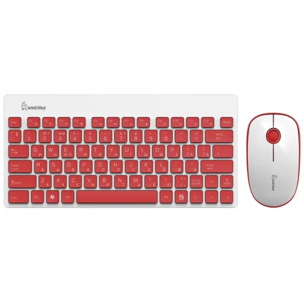 Комплект беспроводной Smartbuy SBC-220349AG-RW Red/White клавиатура+мышь | Компьютеры и офис