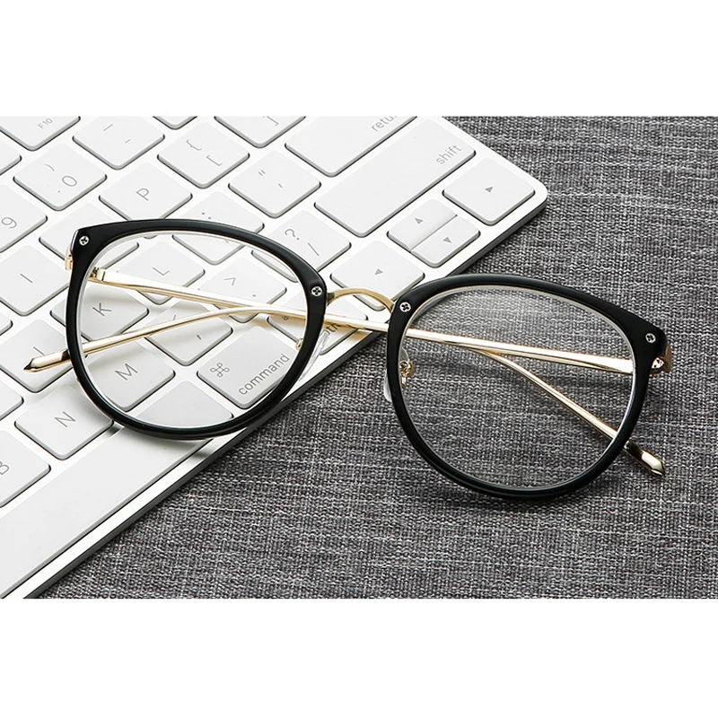 Elbru классические очки с заклепками для близорукости мужские и женские ретро