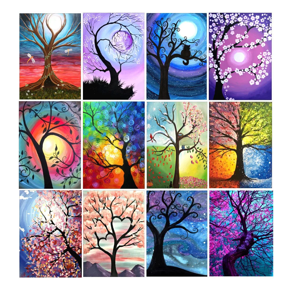 Набор для вышивки крестиком 5D в виде полумесяца украшение дома рождественский