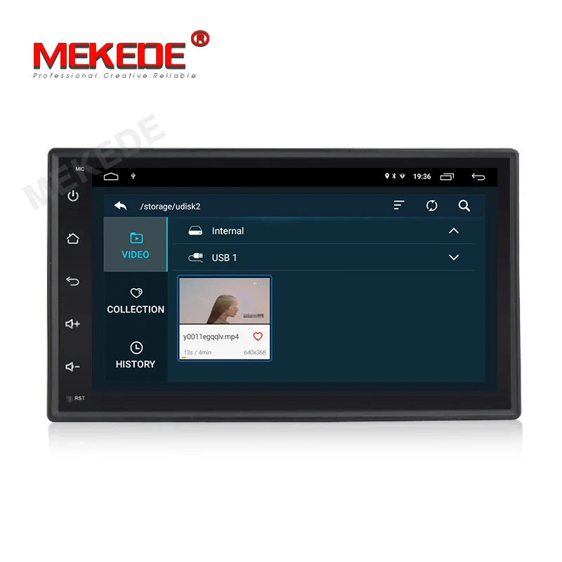 MEKEDE Android9.1 2 + 32G четырехъядерный 7 ''HD экран автомобильный dvd для 2Din
