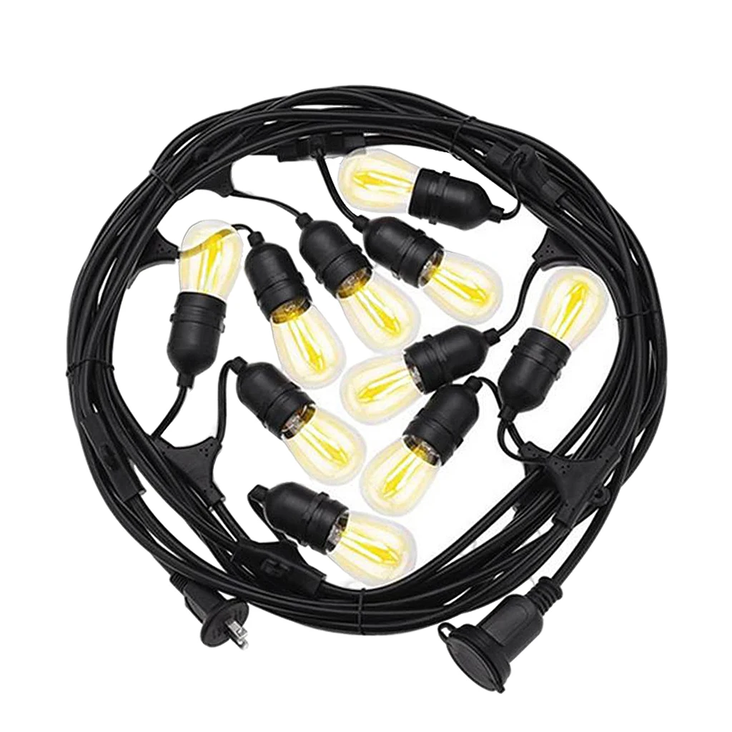 

10M string lights bulb outdoor fairy lighting Christmas light decor outdoor waterproof lights wedding patio string fairy lights