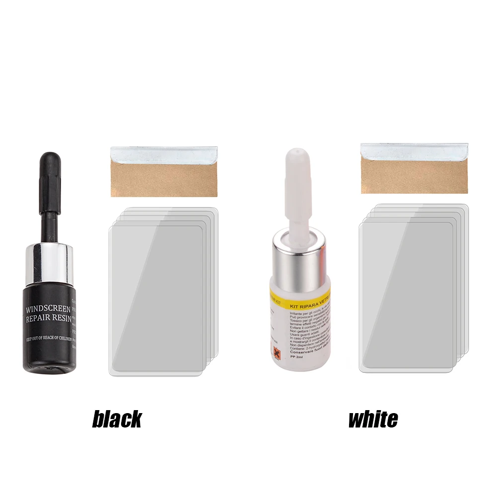 Полоски из смолы для удаления царапин и трещин на стекле 3 мл|Шпатлевки клеи