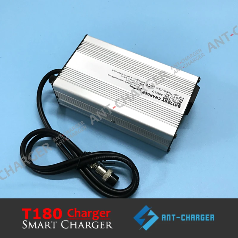 T180 63V 2.5A Electric Bike Scooter E-bike Power Tool Charger for 54V/55.5V/60V 15s Lithium Ion/Lipo/Li-ion Battery 100-240VAC |