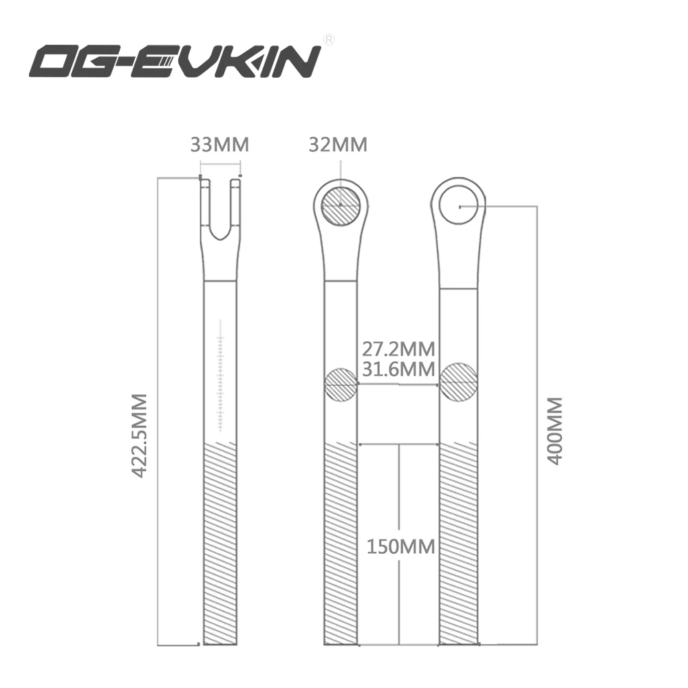 OG-EVKIN SP-008/SP-009 карбоновая Подседельный штырь 27,2/31,6 мм MTB или дорожный 400 мм подседельная труба Запчасти для горного велосипеда