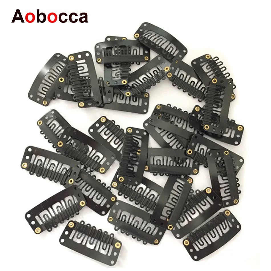 

Aobocca 30pcs Bb Clip Hair Patch Bangs Head Cover Button Beret Special Hat Anti Falling Fixing Clip Artifact Wig Accessories