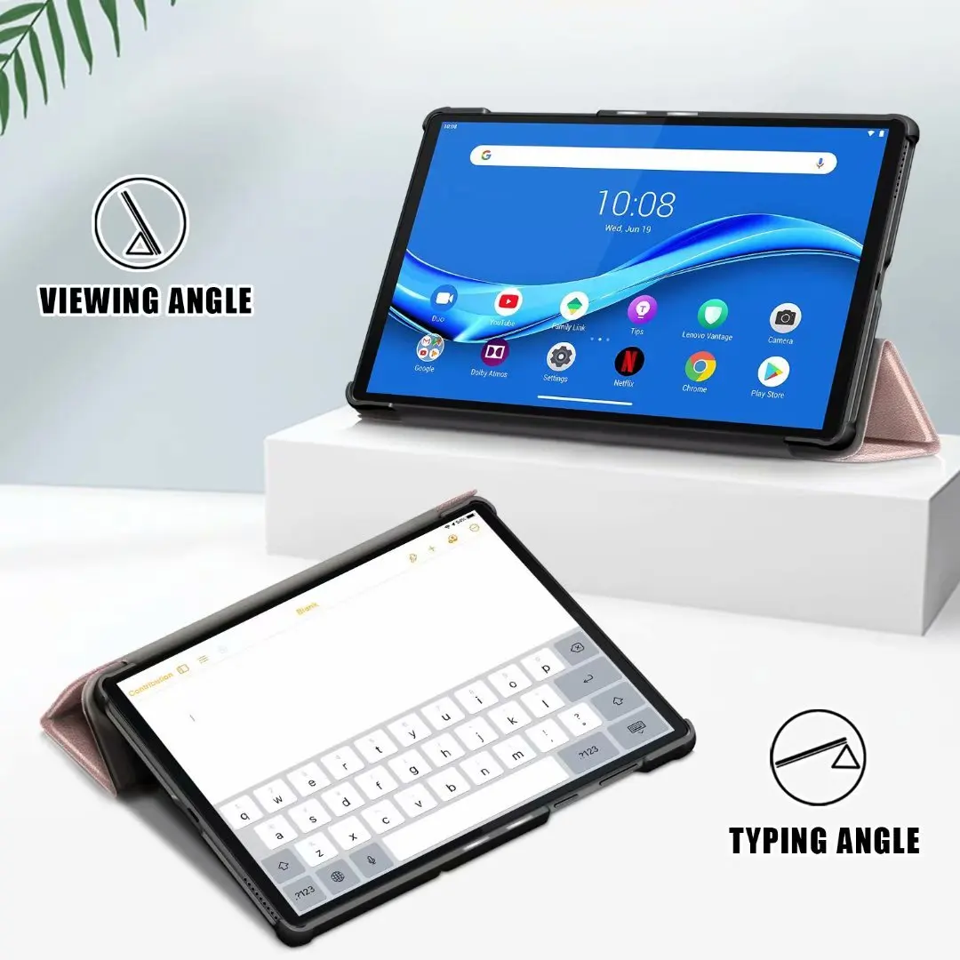 Чехол для Lenovo Tab M10 Plus Fhd чехол с откидной крышкой планшета диагональю 10 3 дюйма Tb