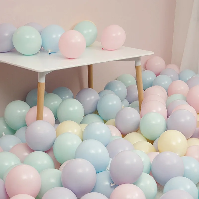 

Transparent Box Wedding Balloon 1st Birthday Party Decoration Kids Birthday Balloons Latex Macaron Ballon Baby Shower Decorative