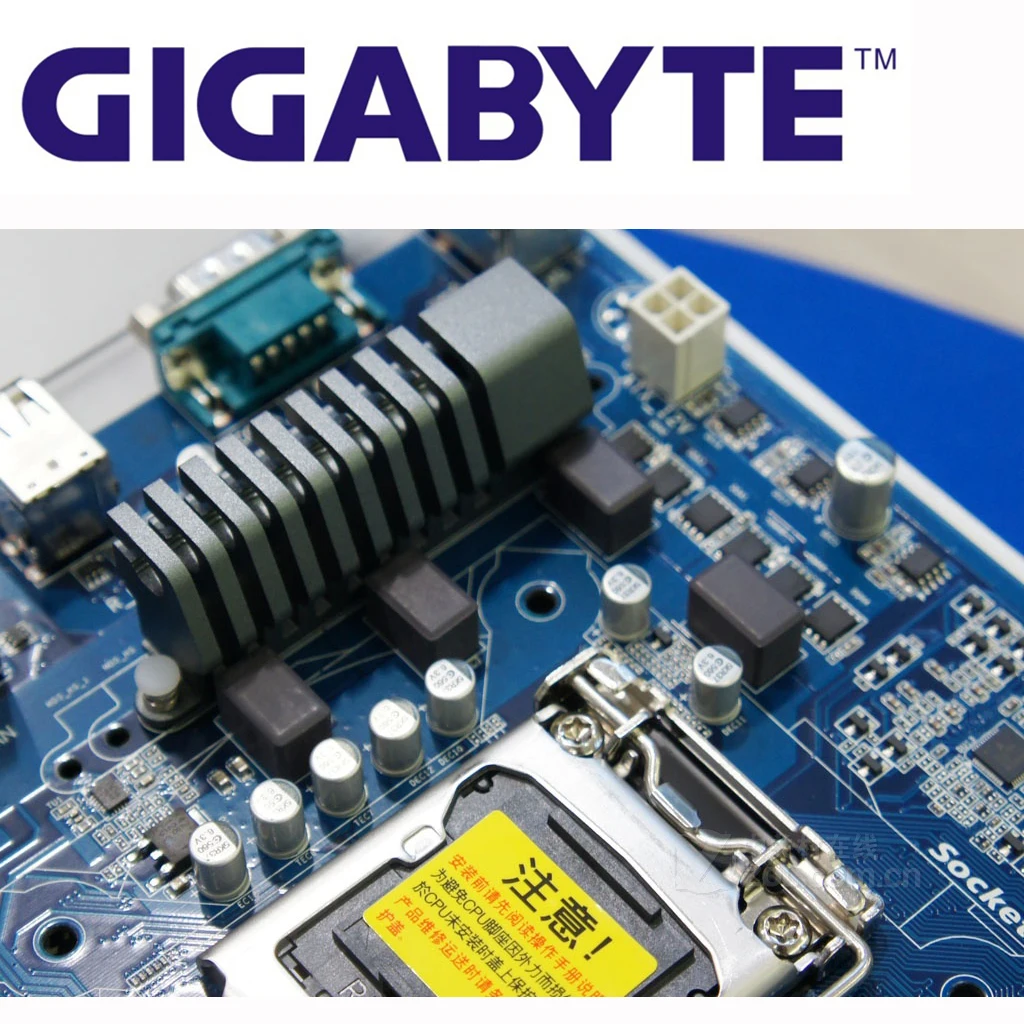 LGA 1155 для Intel H61 DDR3 Gigabyte GA-P61-S3P материнская плата 16 Гб P61 S3P настольная системная PCI-E 2