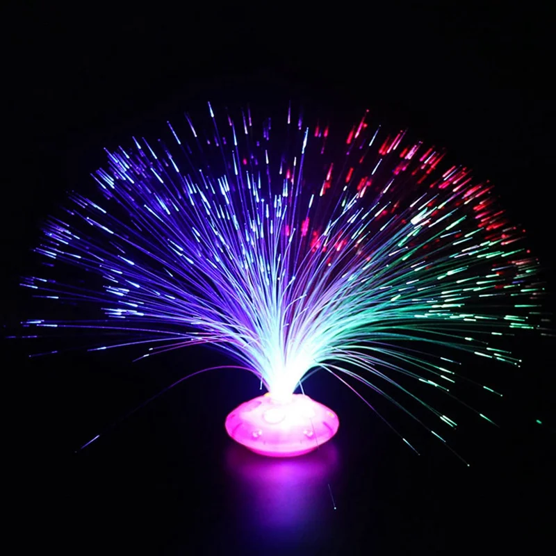 

Colorful LED Fiber Nightlight Lamp Luminous Toys Randomly Romantic Small Night Light For Chrismas Gift Colorful Flashing Light