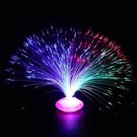 colorful led fiber nightlight lamp luminous toys randomly romantic small night light for chrismas gift colorful flashing light