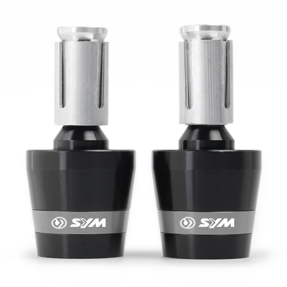 Titanium Высокое качество мотоцикла CNC руль ручки руля концы крышки слайдер Для SYM CRUISYM150 180 300 CRUISYM GTS 300 300i - Цвет: Titanium