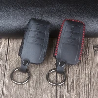 leather car remote key fob shell cover case for toyota corolla avensis verso rav4 camry yaris auris prius aygo scion 2015 2016