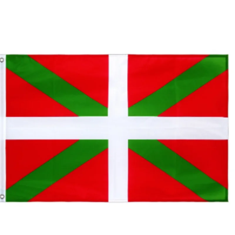 

Euskal Herria, флаг баскки на заказ, 3x5 футов, Летающий баннер, 100D полиэстер, рекламная фотолюверсы для автомобиля