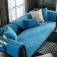 plush solid color sofa covers for living room crystal velvet sofa cover modern non slip corner sofa towel couch covers for sofas