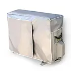 Чехол для внешнего кондиционера с серебристым покрытием из ткани Оксфорд водонепроницаемый защитный чехол от солнца