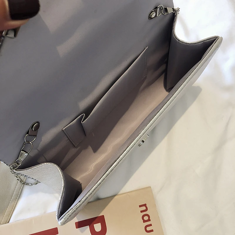 Шикарная вечерняя сумка с блестками модная женская сумка-клатч через плечо