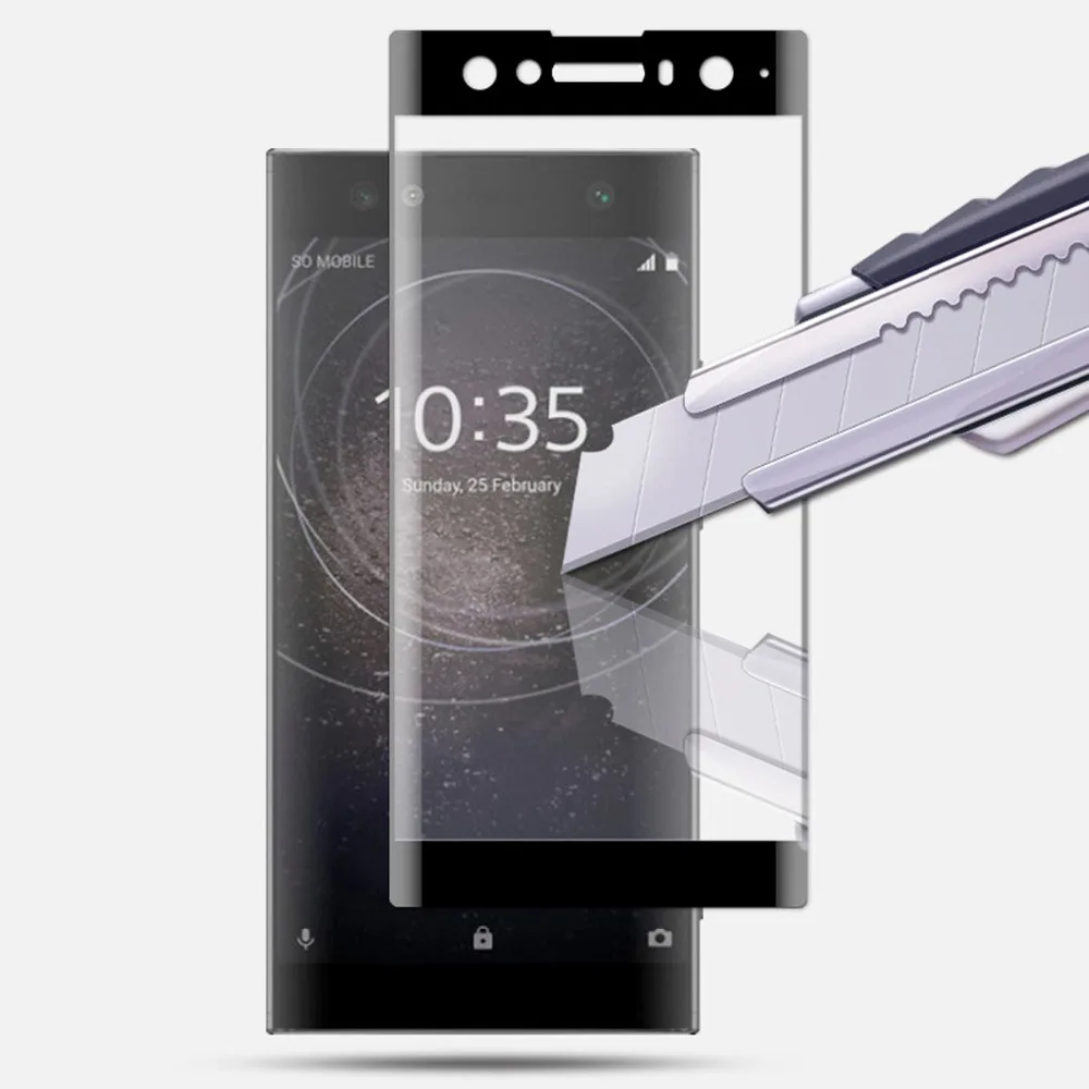 Стеклянный чехол XA1 Plus из закаленного стекла для SONY Xperia XA PLUS XA2 Ultra XZ Premium XZ1 XZ2 Compact XZ3