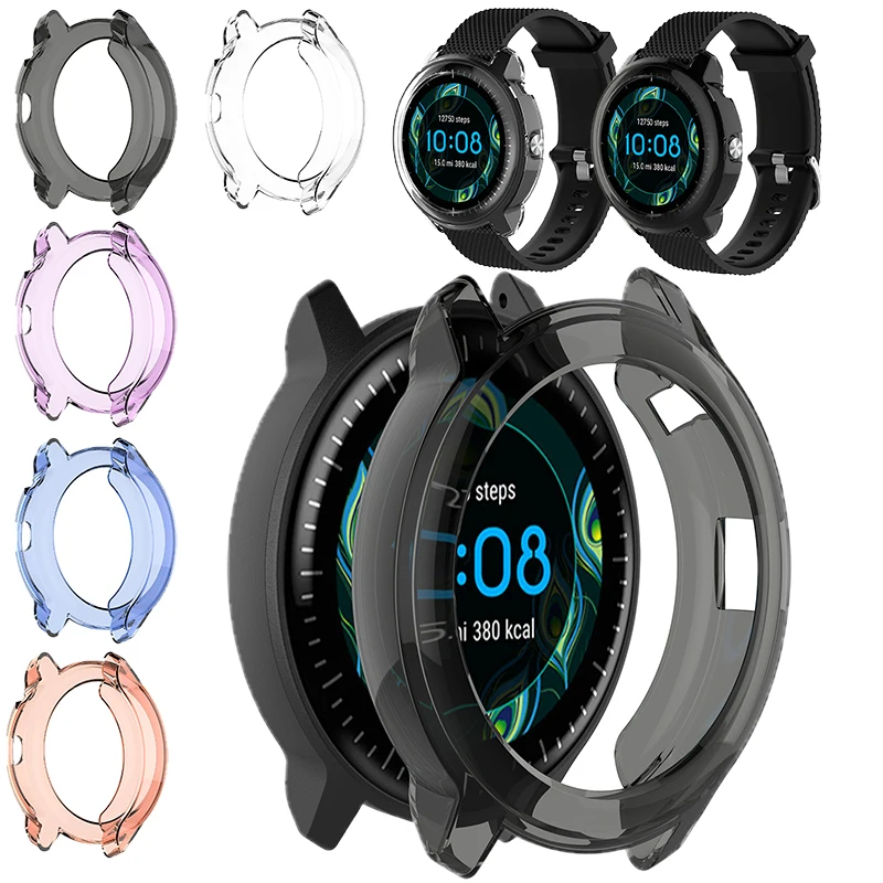 

ТПУ защитный чехол для часов Garmin Vivoactive3 музыка полное покрытие защитный чехол для экрана для Vivoactive 3