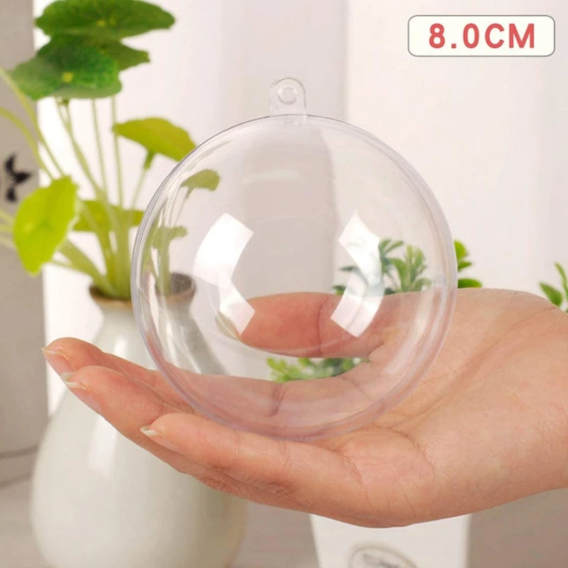 

20Pcs Christmas Ball Christmas Decorationsr Party Decorations Christmas Decorations Transparent Tree Hanging Ball