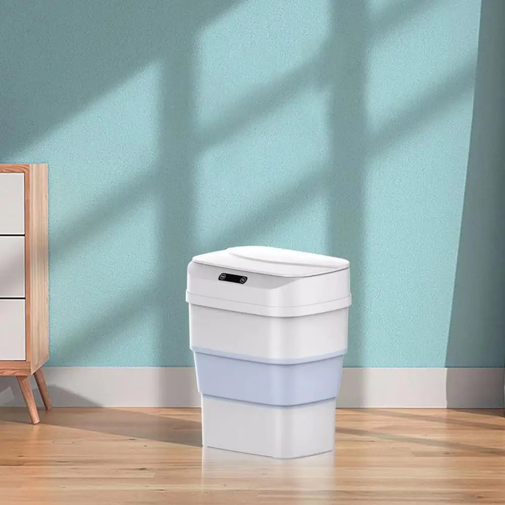 

Smart Sensor Trash Can Electronic Automatic Household Bathroom Toilet Waterproof Narrow Seam