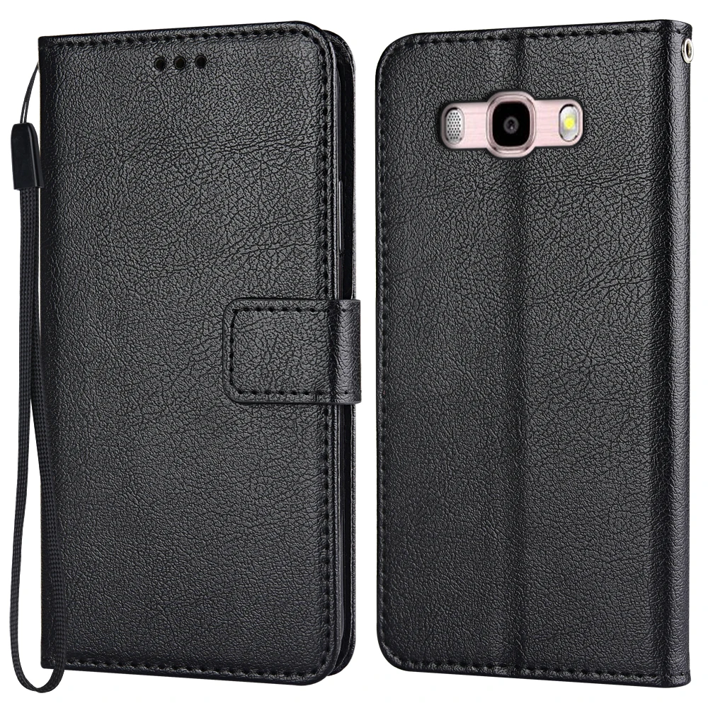 Чехол-портмоне с откидной крышкой Магнитный кожаный чехол для Samsung Galaxy J7 2016 J710 J710F