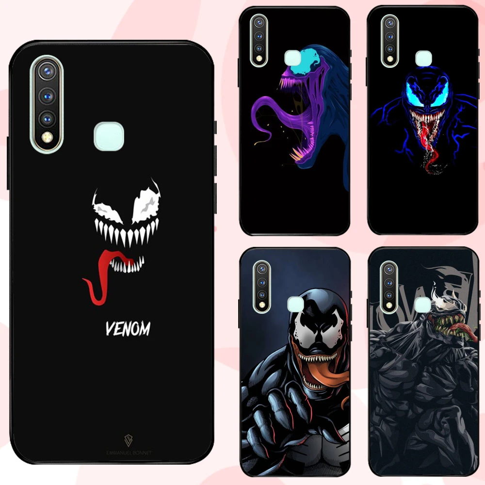 Чехол для телефона VIVO Z5X Z1 PRO Y19 Y17 Y15 Y12 U3 Y5S Iqoo защитный силиконовый чехол с Веном