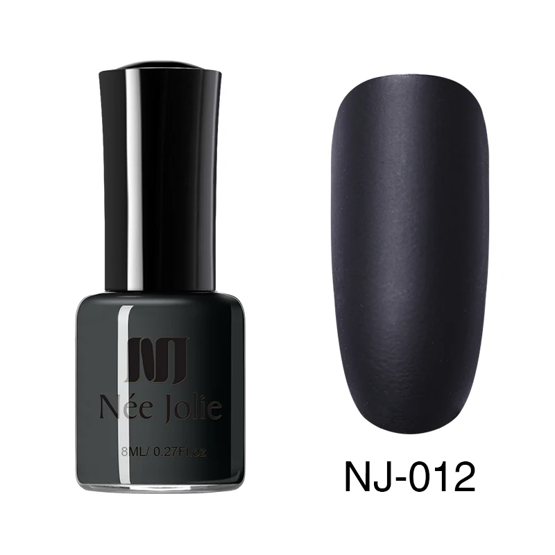 8ml Matte NJ-012 Ни Джоли 8 мл 3,5 серый розовый цвет лак для ногтей 70 Цвета полу-прозрачная; Нейл-арт лак телесного цвета продолжительный блеск для ногтей дизайн - Цвет: 8ml Matte NJ-012