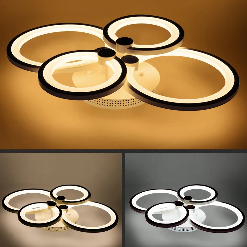 Современный минималистичный круглый светодиодный потолочный светильник