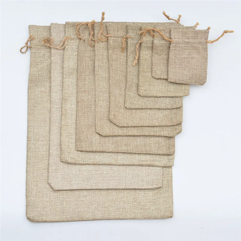 1PC Shopping Bag Colorful Imitation Linen Storage Package Bags Drawstring Small Coin Purse Travel Women Cloth Gift Pouch | Багаж и сумки