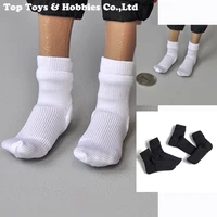 in stock 16 male whiteblack sports socks model for 12 ph tb strong muscle body figure
