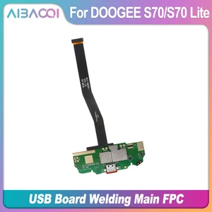 Оригинальная плата для зарядки с USB разъемом, гибкая зарядка кабелей, модуль + гибкий кабель с основной лентой, аксессуары для телефонов Doogee S70