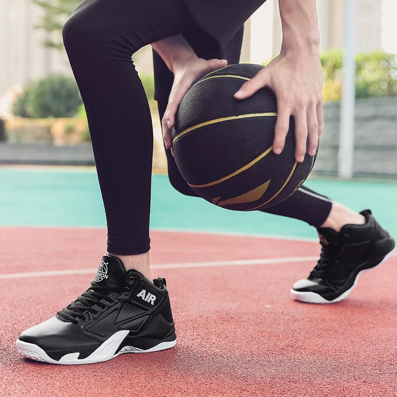 Мужские баскетбольные кроссовки амортизирующая уличная спортивная обувь